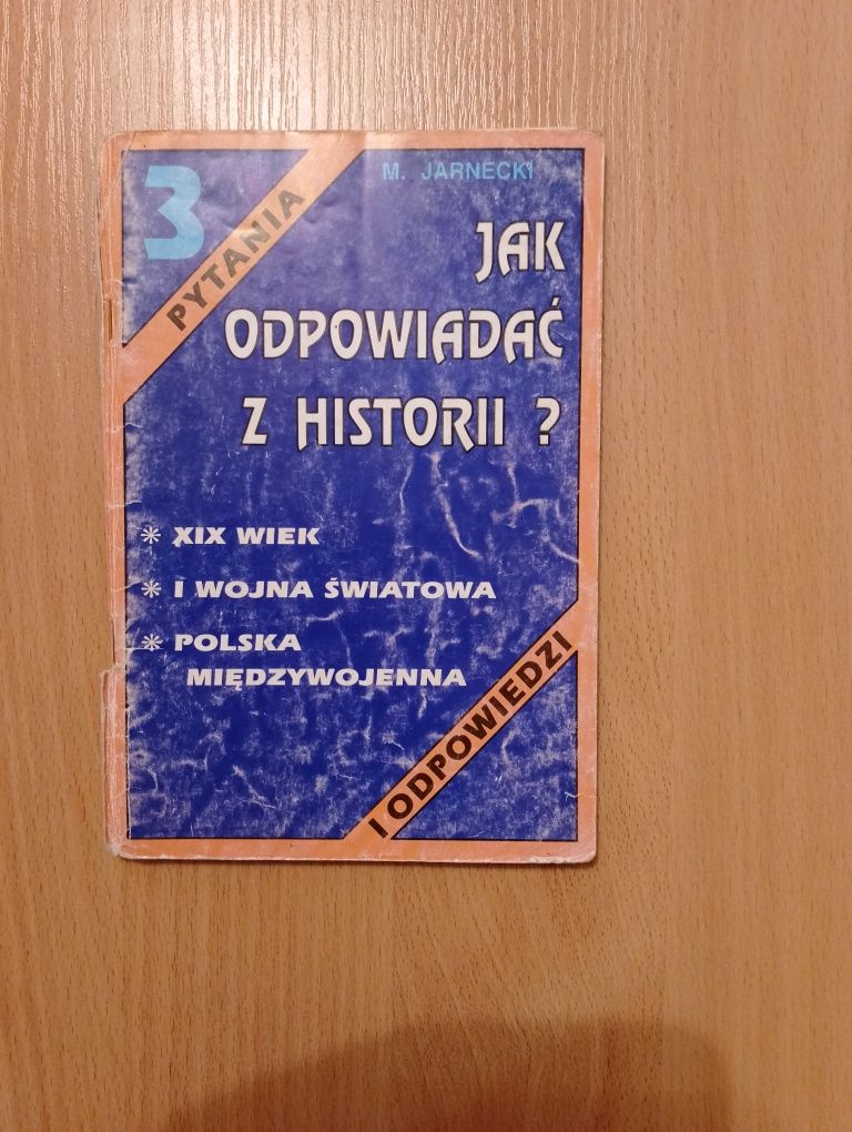 Jak odpowiadać z historii? opracowanie