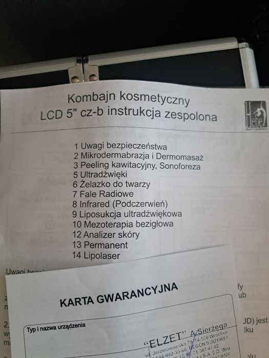 Kombajn kosmetyczny nowy