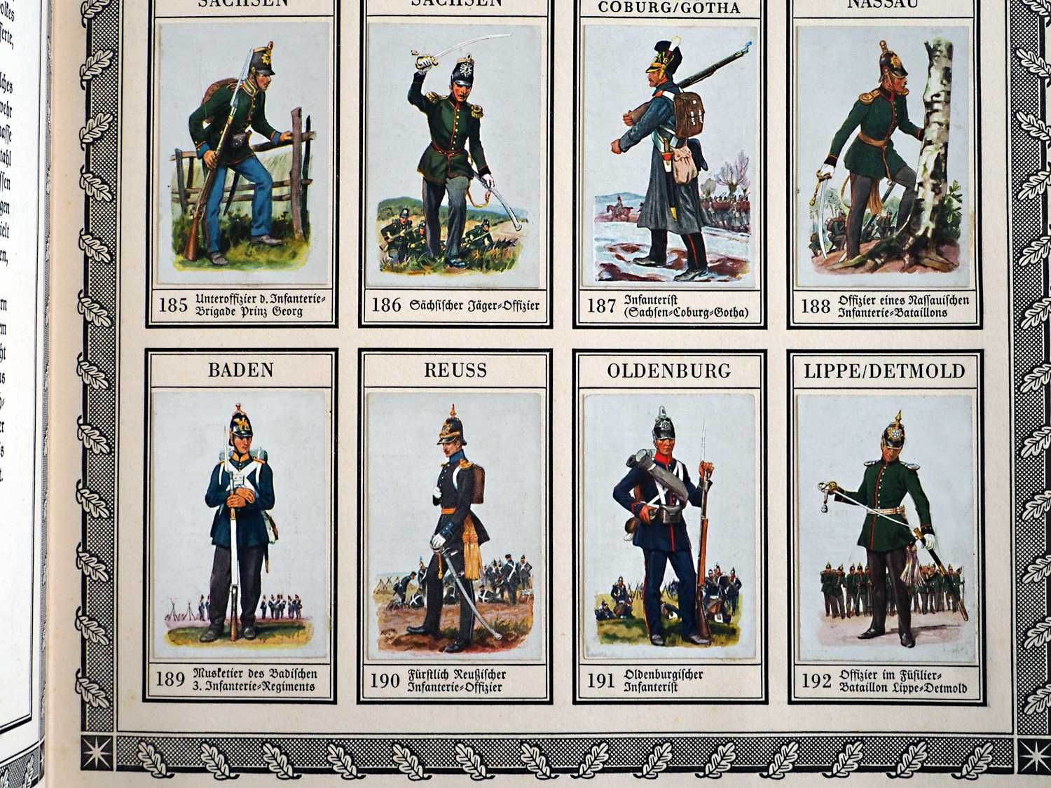 Coleção de Cromos Alemã Muito Antiga - Temática Militar