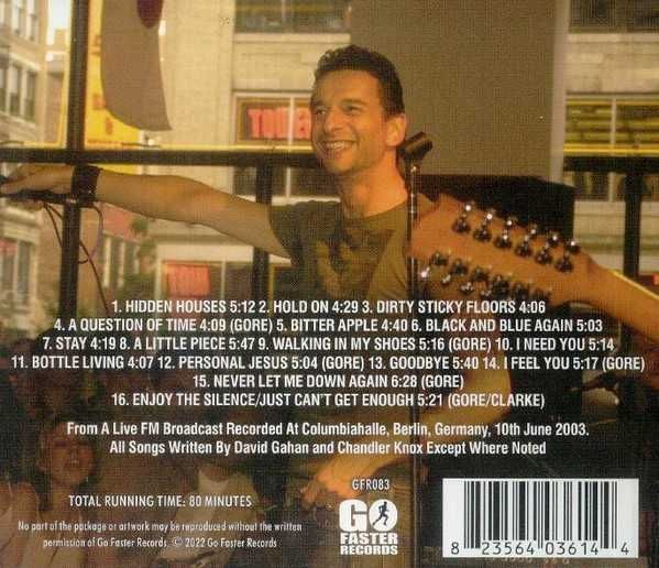 DAVE GAHAN (DEPECHE MODE) - Radio Broadcast Berlin 10/06/03 CD [USA]