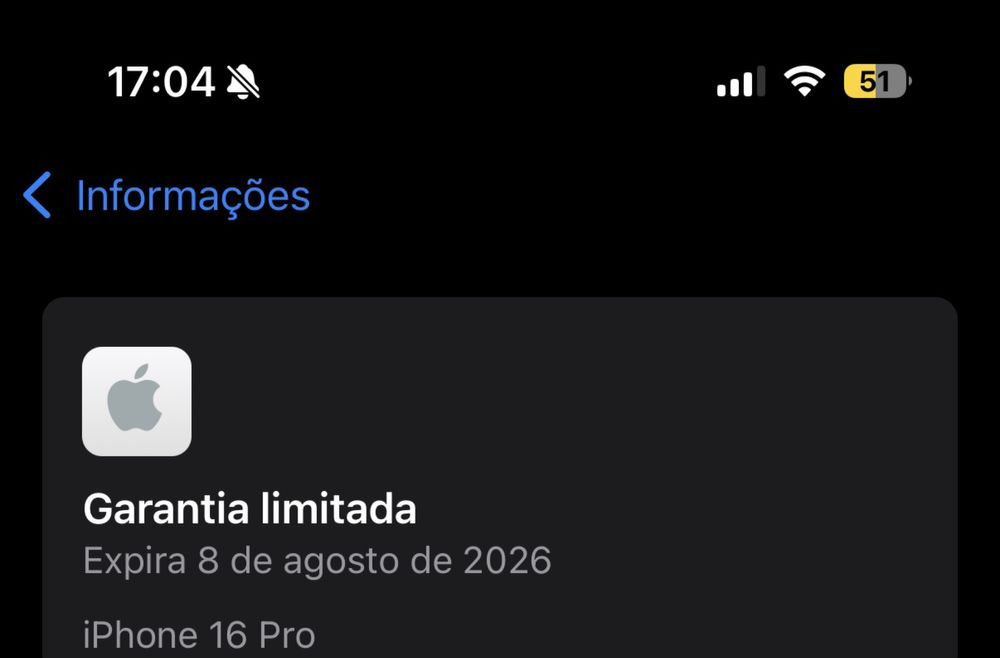 iphone 16 pro 256GB - como novo - garantia até Agosto 2026