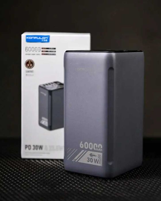 Павербанк A47Q 60000mAh Мощный повербанк Power Bank