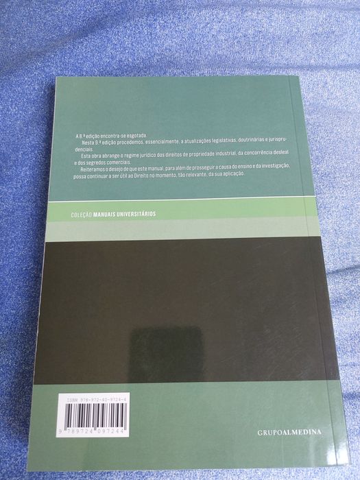 Manual de Direito Industrial, Luís Couto Gonçalves