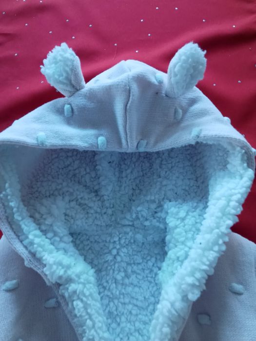 Ocieplany sweter r.80