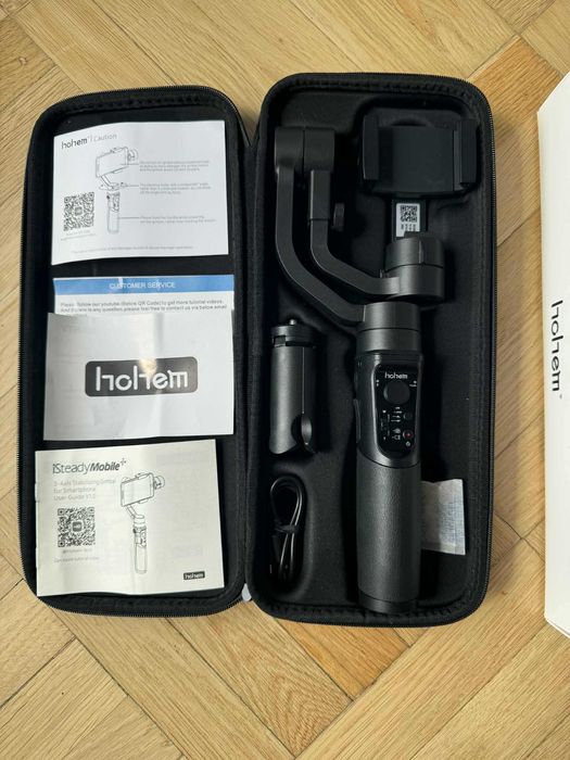 GIMBAL Stabilizator Hohem iSteady Mobile+ 3-osiowy do Telefonu, czarny