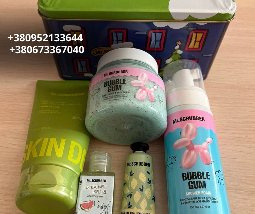 ПОДАРУНКОВИЙ набір догляду за тілом Skin Delights. Крем, пінка для душ