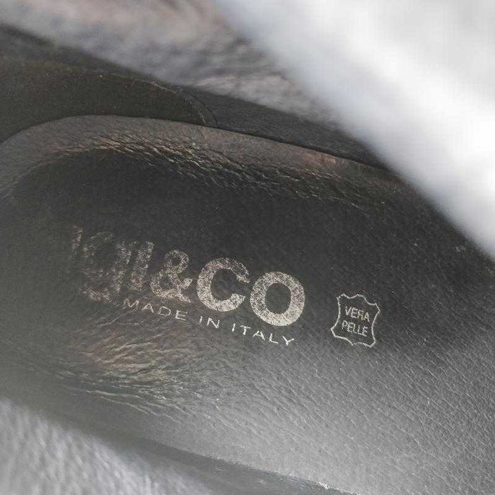 Сапоги кожаные демисезонные на стопу 25 см (италия) о2