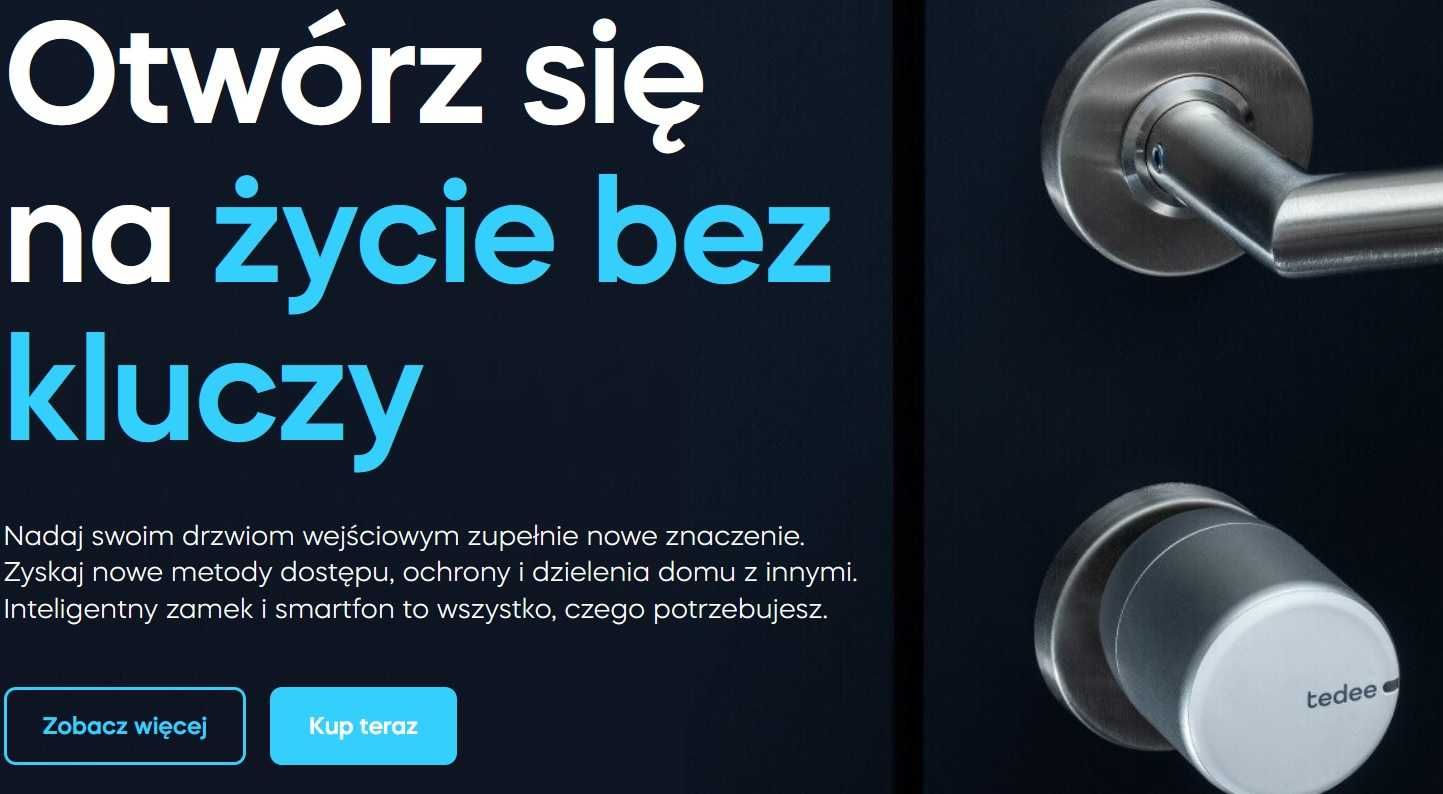 Sprzedam inteligentny zamek TEDEE PRO, najlepszy smart zamek na rynku!