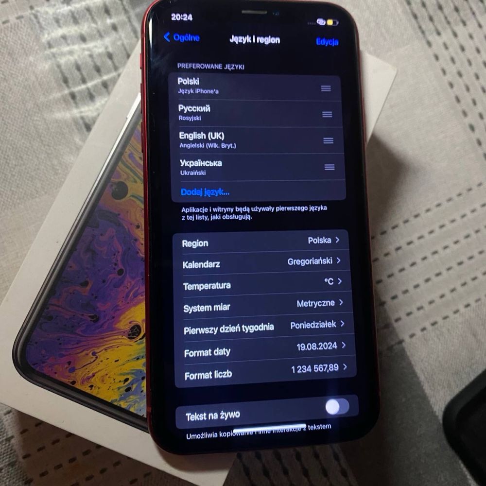 IPhone XR stan wizualny bardzo dobry
