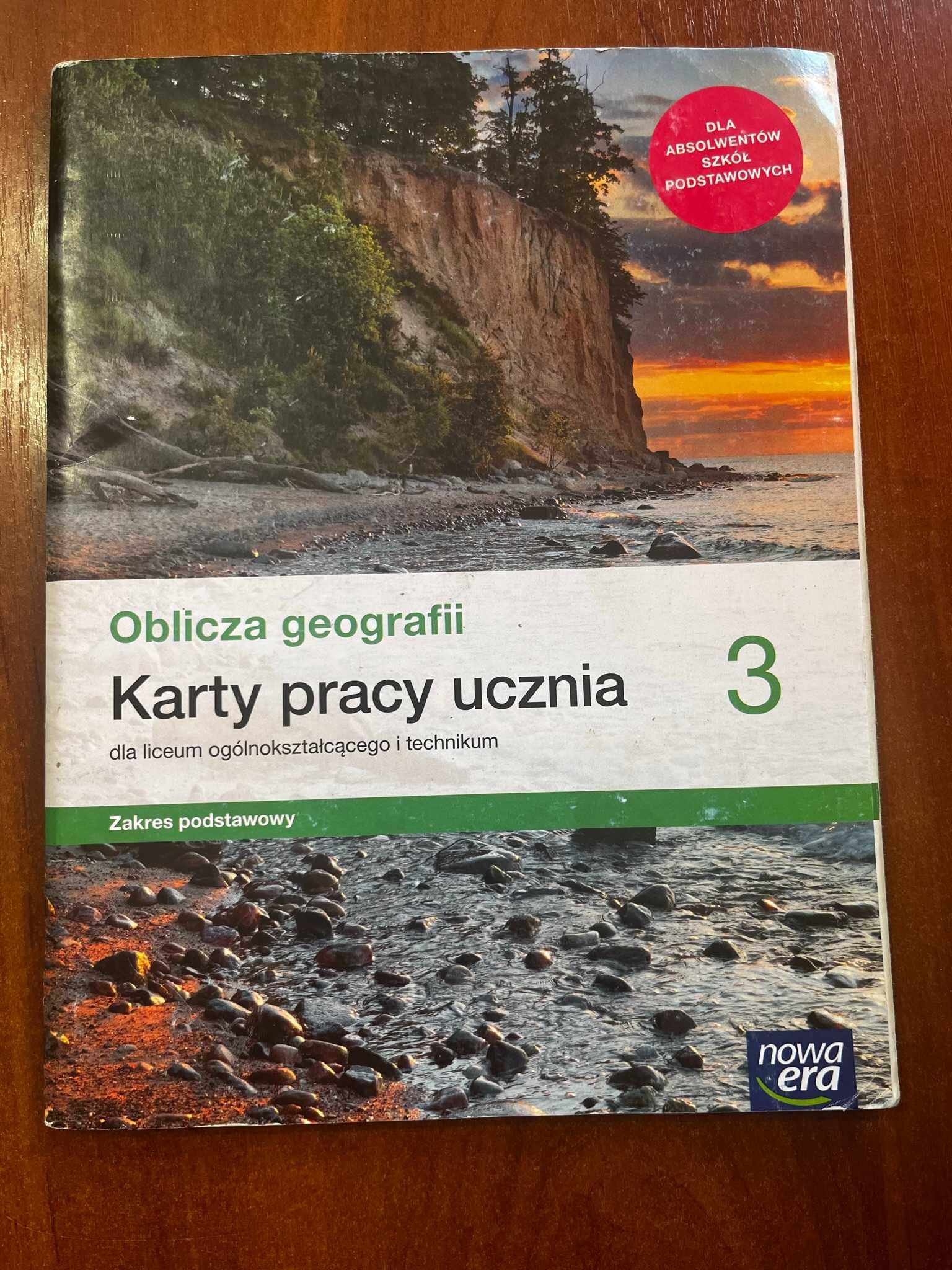 Sprzedam kartę pracy OBLICZA GEOGRAFII 3