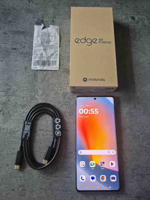 Nowa Motorola Edge 50 Fusion BEZ RAT