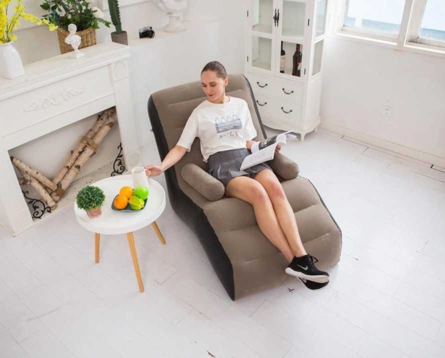 Надувное кресло для отдыха надувной s образный ленивый диван