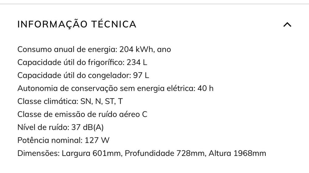 Combinado Smeg como novo
