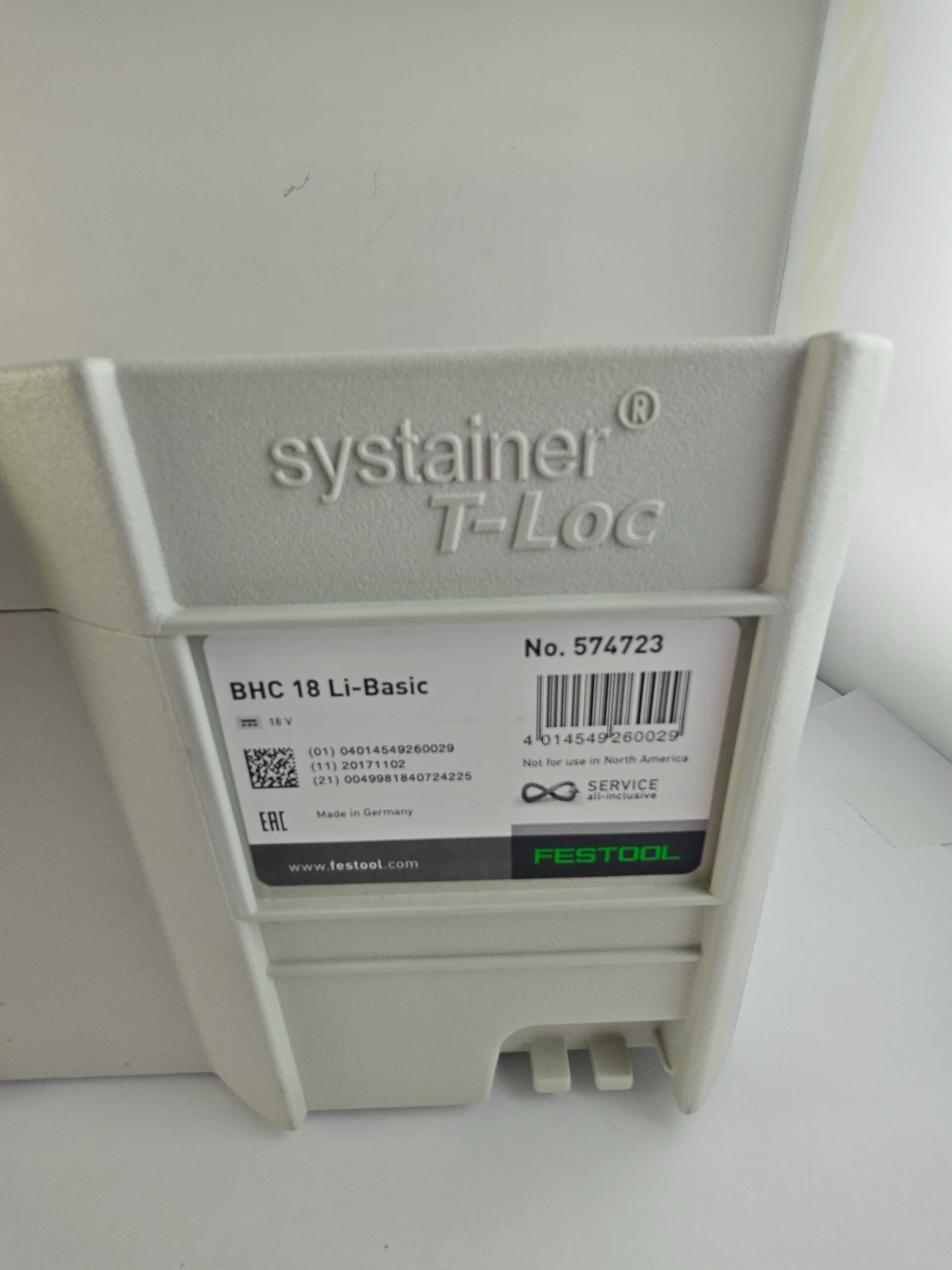 Młotowiertarka FESTOOL BHC 18 2X AKU 5,2AH Ładowarka / walizka