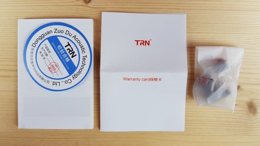 Наушники TRN ST1 Mic двухдрайверные гибридные Оригинал Чёрный