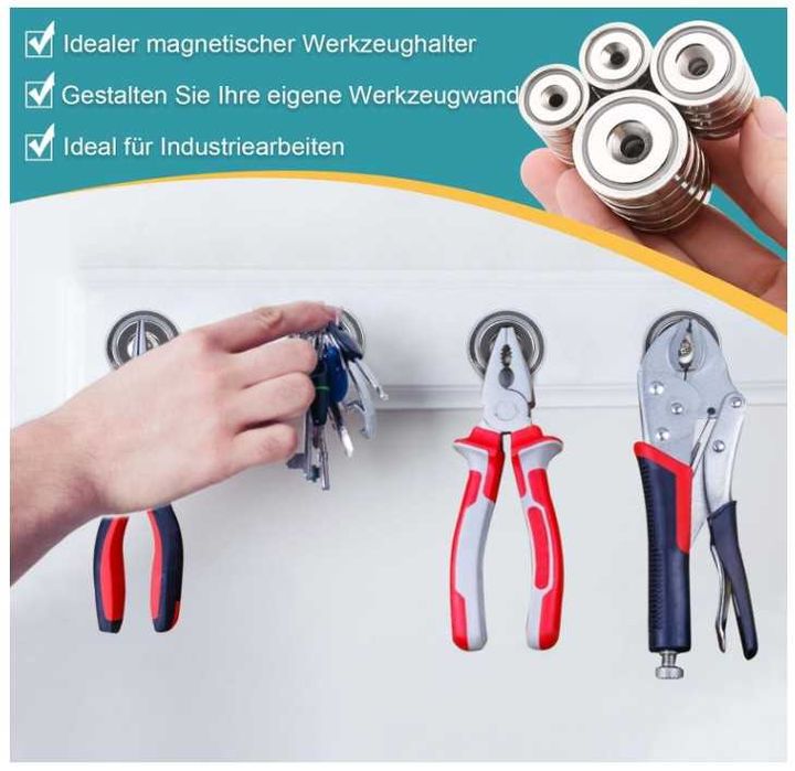 Zestaw 28 silnych magnesów neodymowych w 3 rozmiarach MAGXCENE