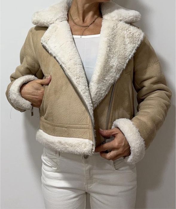 Дублянка Bershka Дубленка