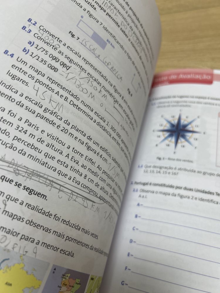 Boa nota preparação para os testes 7 ano