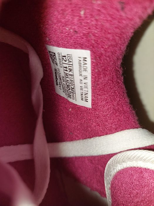 (29 - 29,5см) Кожаные кроссовки Reebok.