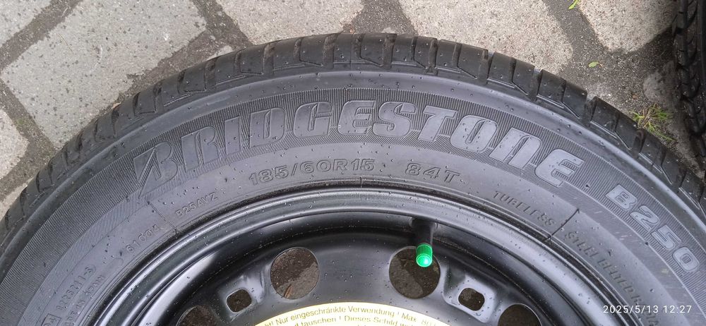 Запаски, колеса R15 5/100 мет.диск з рез.185/60 R15 (нові)