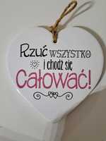 Serce ceramiczne do zawieszenia