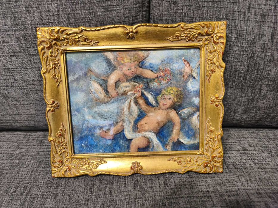 Sprzedam obraz "Dwóch aniołów" Oldrich Wołoch