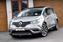 Renault Espace Initiale Paris FullOpc DVD ACC Radar Lane Grz. Skóry Kamera ParkAss.
