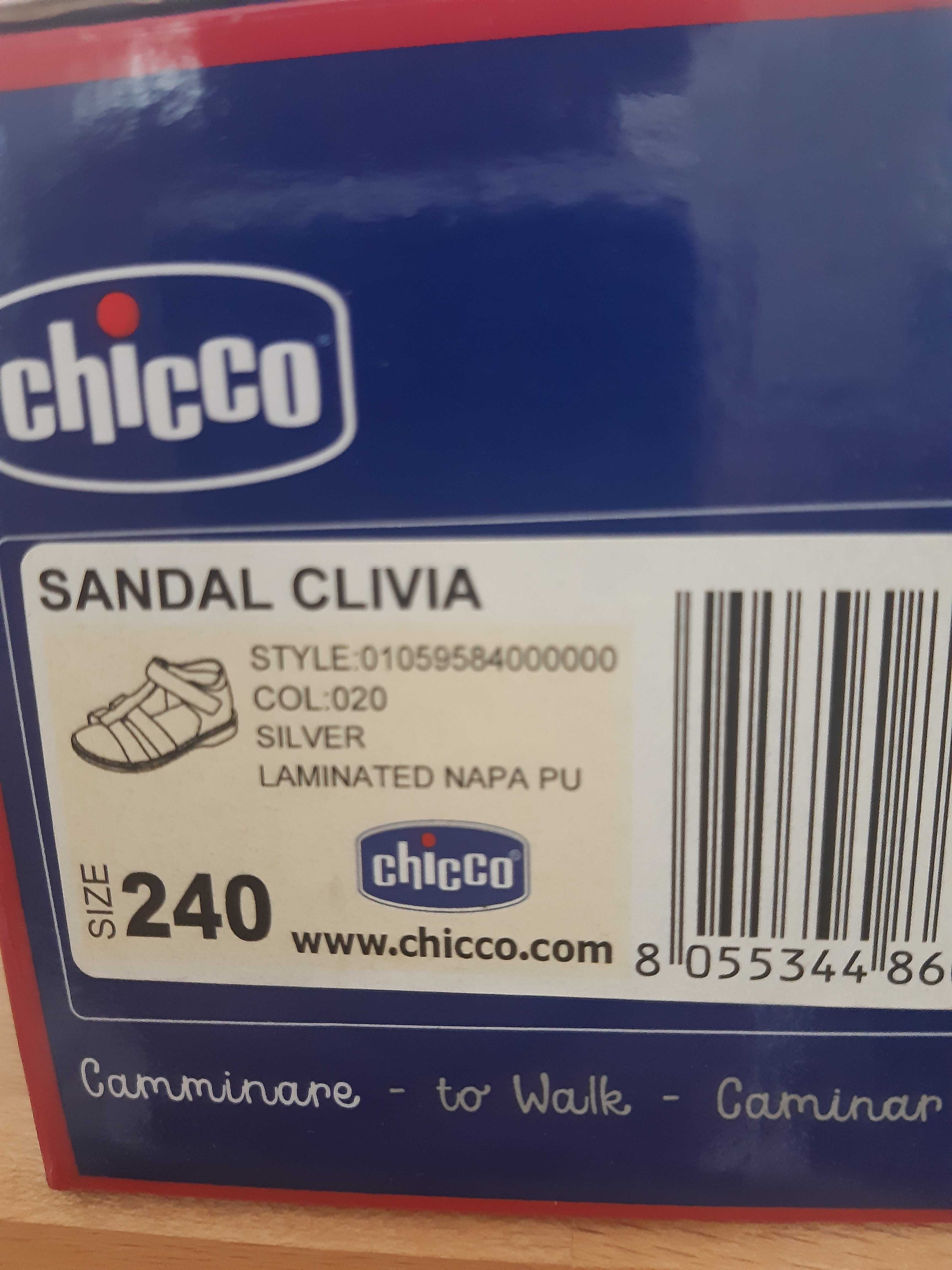 Sandalias chicco usadas uma vez