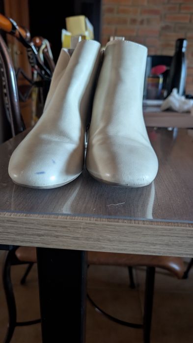 Botas brancas 38