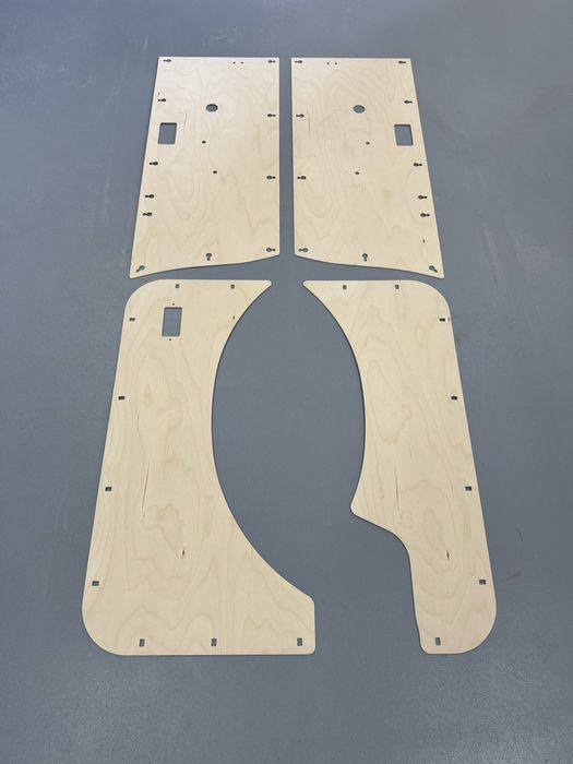 Boczki drzwi Suzuki Samurai, 410, 413, wnetrze, tapicerka