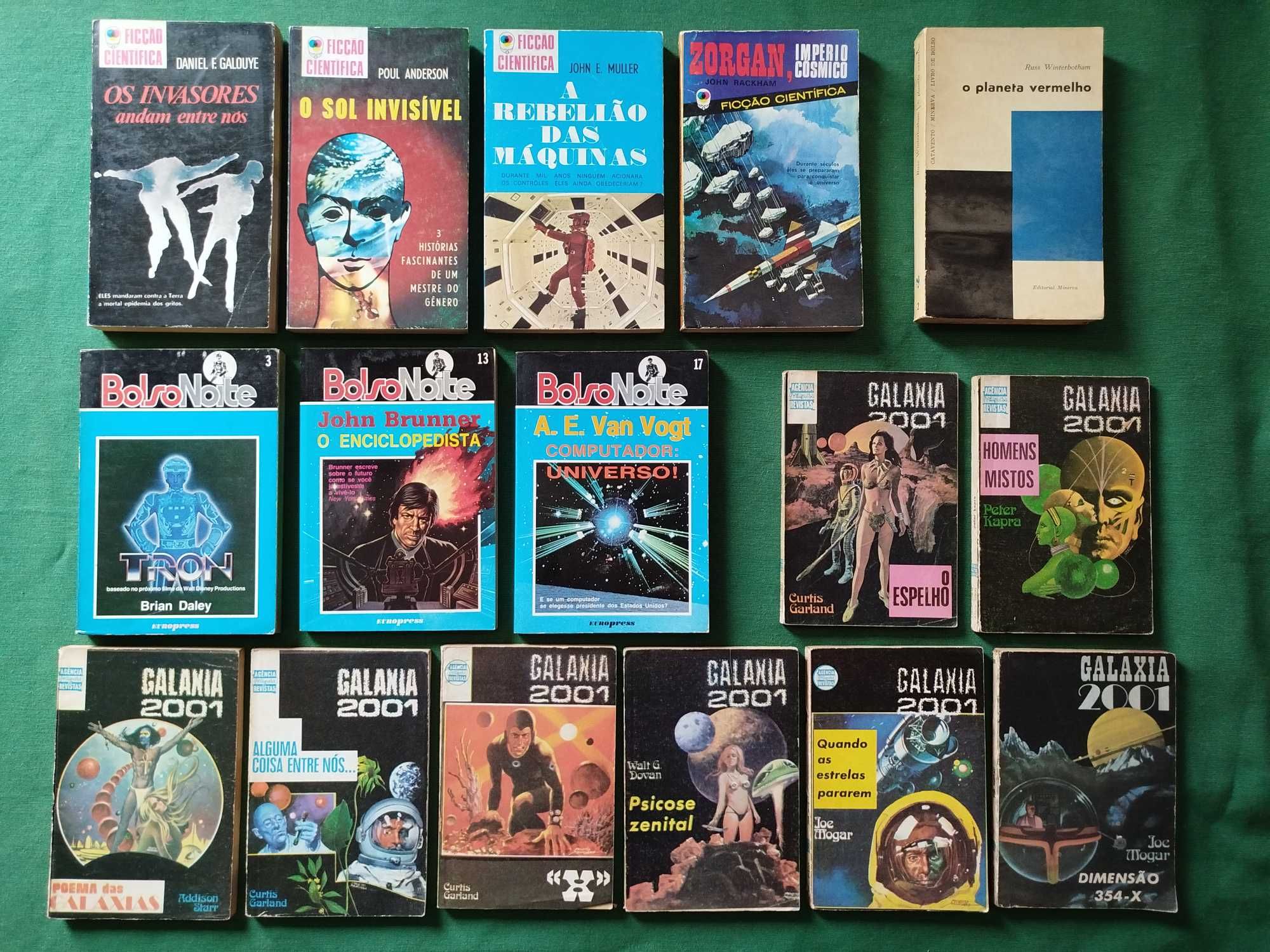 Livros de Ficção Cientifica - Vários Autores