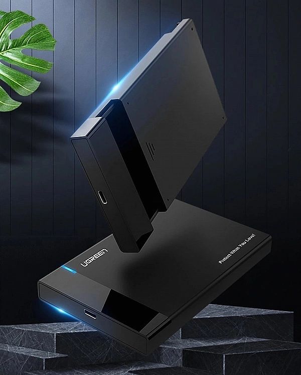 Ugreen kieszeń na dysk HDD SSD obudowa dysku SATA 2,5'' USB 3.2 Gen 1