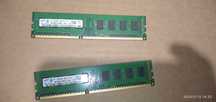 Pamięć RAM 2 x 2 GB DDR3  PC3-10600U Używane