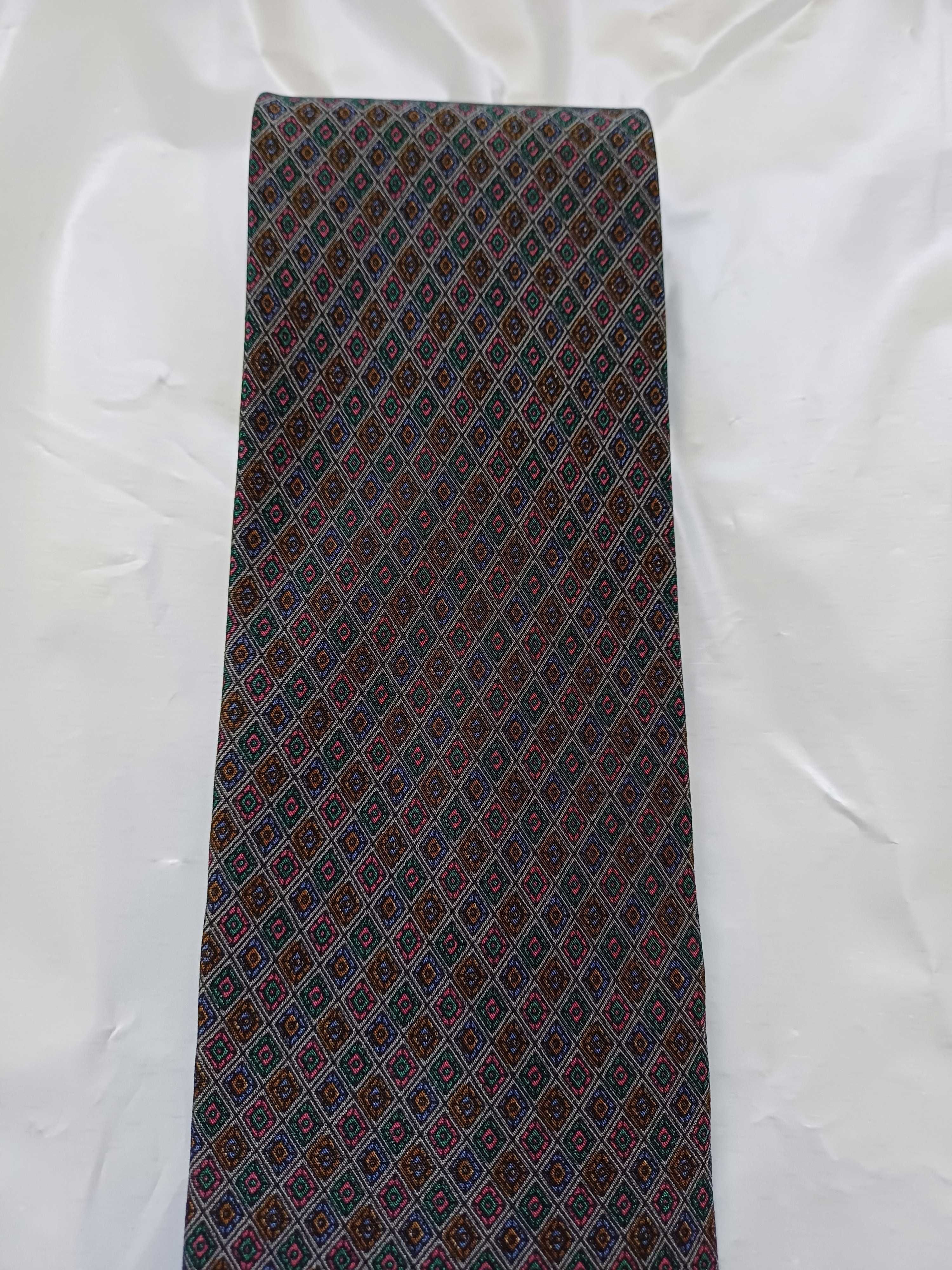 Brioni jedwabny krawat vintage