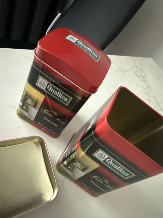 Коробка з чаю залізна б/у 3 штуки