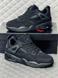 Кроссовки мужские Nike Air Retro Jordan 4 Black Cat Джордан 4