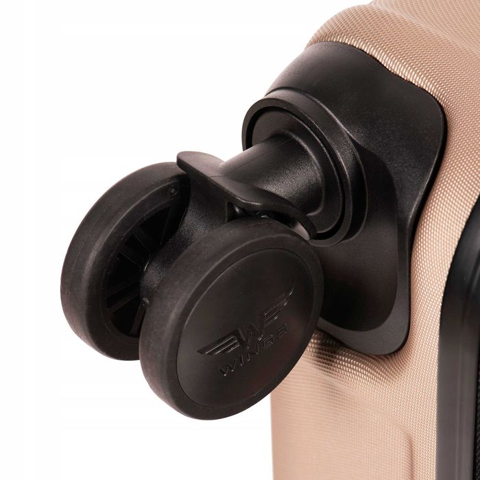 WINGS Poszerzana Walizka Średnia Twarda 63L 4 KÓŁKA ABS+ 149 PEACOCK