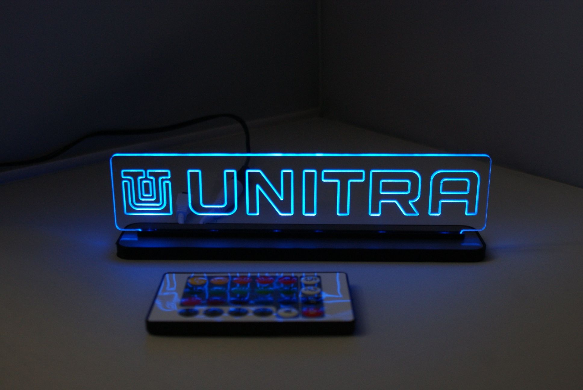 Unitra, logo, lampka led