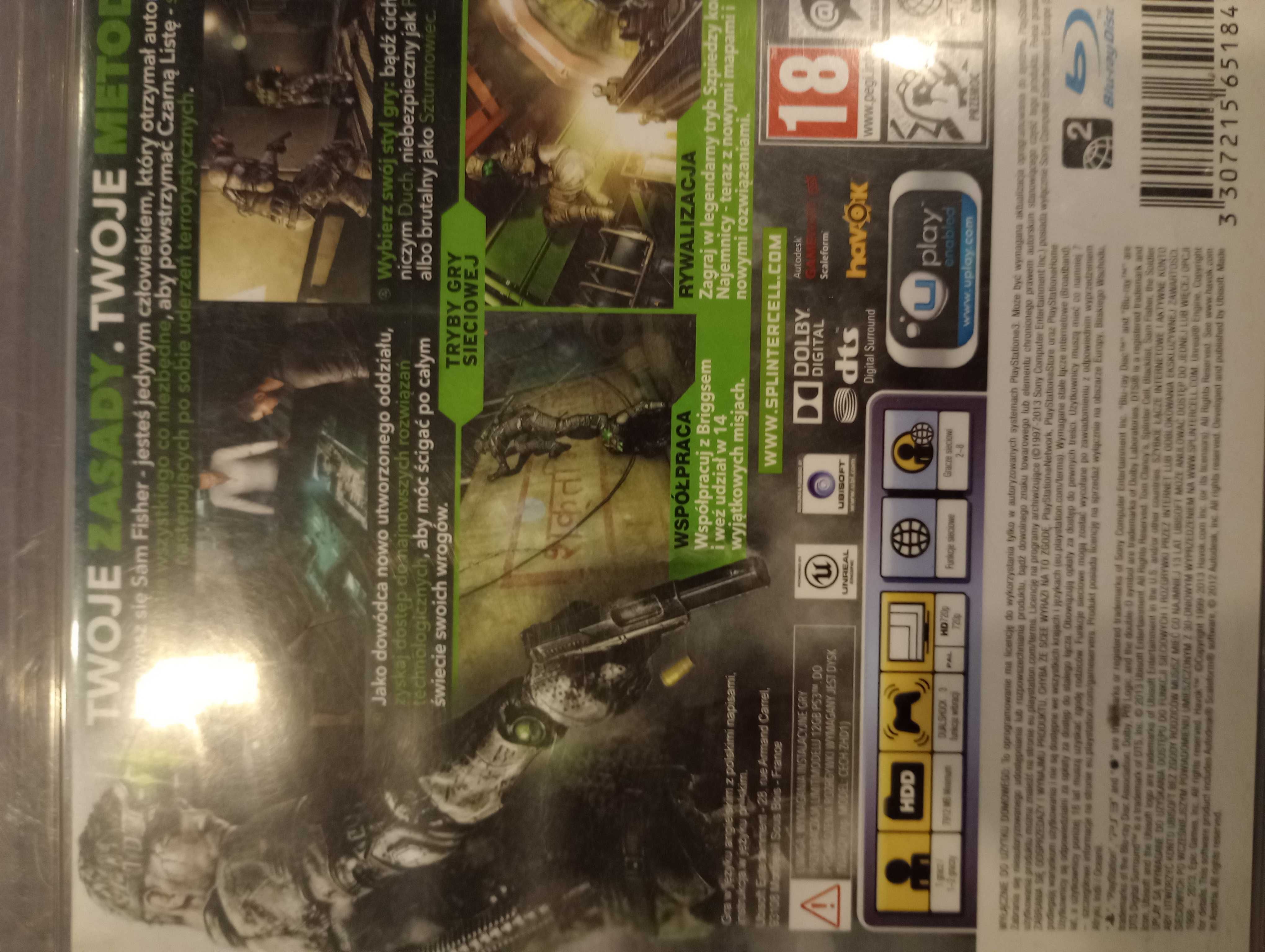 PS3 Tom Clancy's Splinter Cell Blacklist