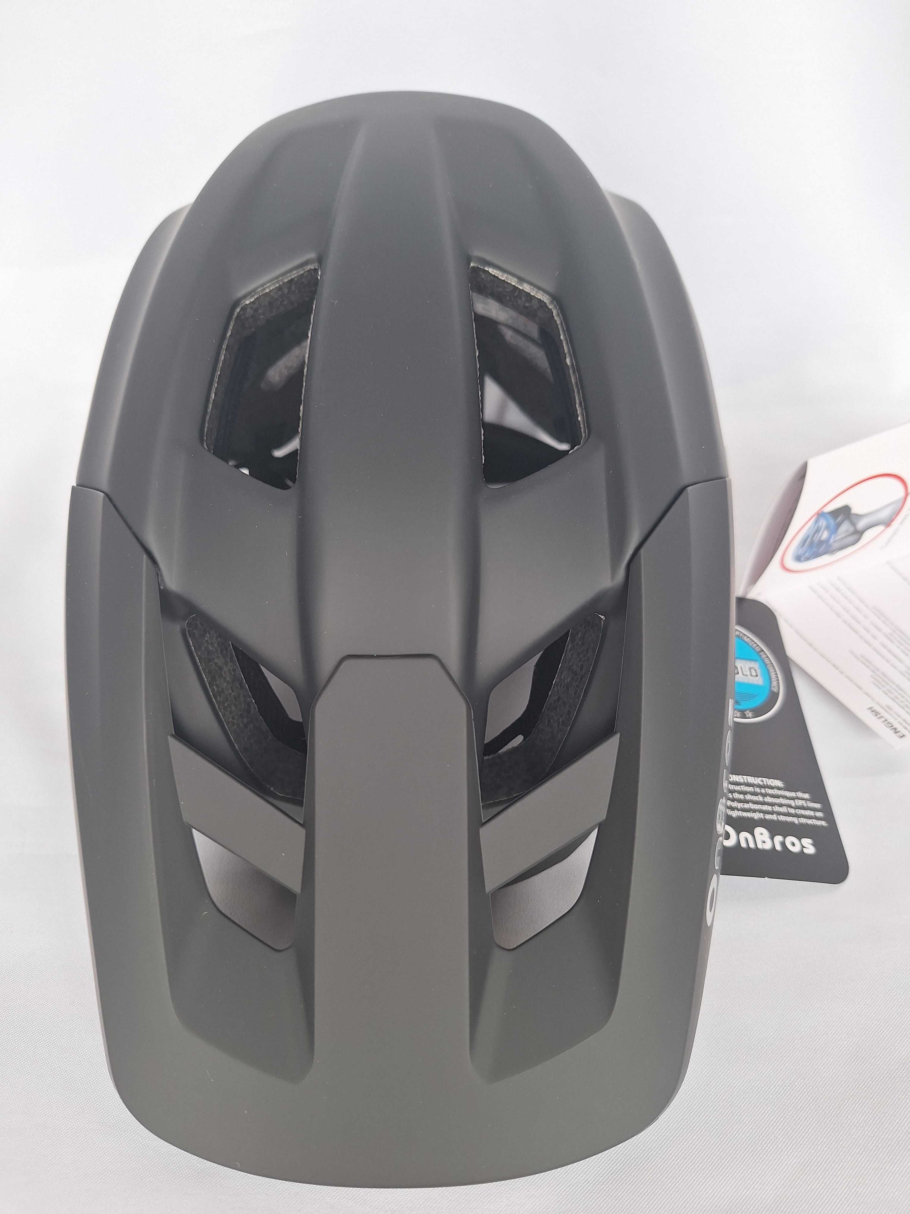 Kask rowerowy OnBros SKS-7 Black L 55-61cm