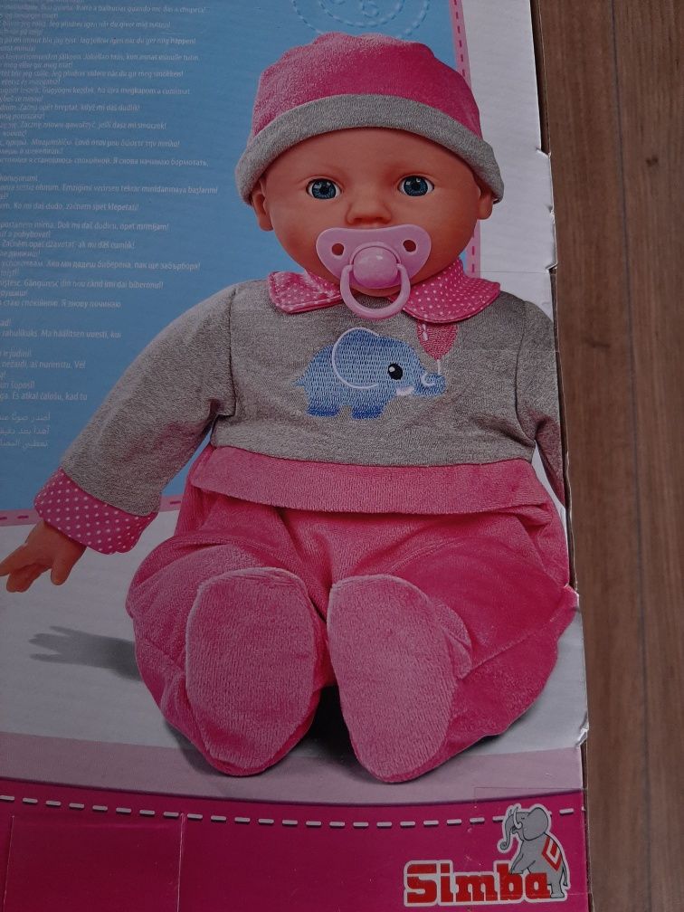 Interaktywna lalka Laura Simba NOWA 40 cm 24 odgłosy