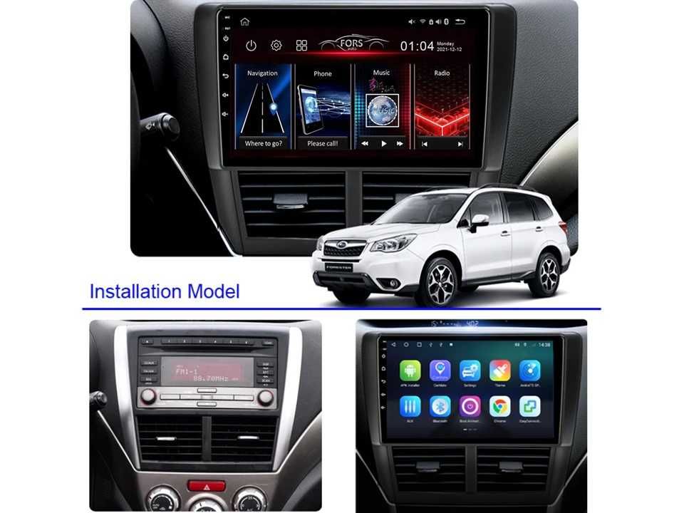 Radio samochodowe Android Subaru Forester (9") 2008.-2012