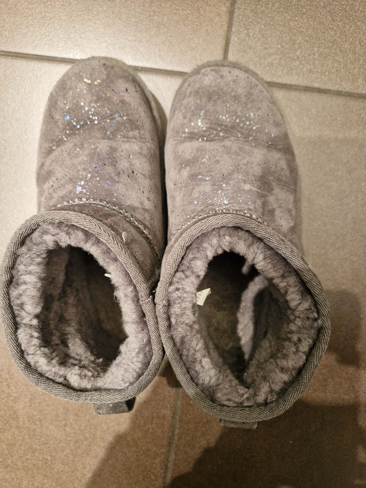 Buty Emu wodoodporne merino 37 galaxy brokatowe