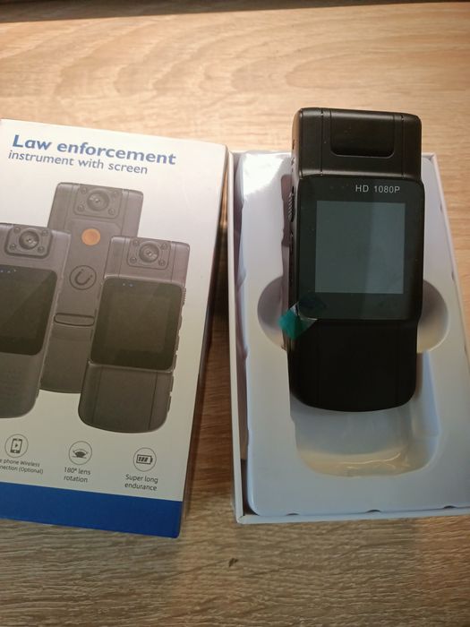 HD Ширококутна камера для тіла з обертовим об'єктивом на 180°,