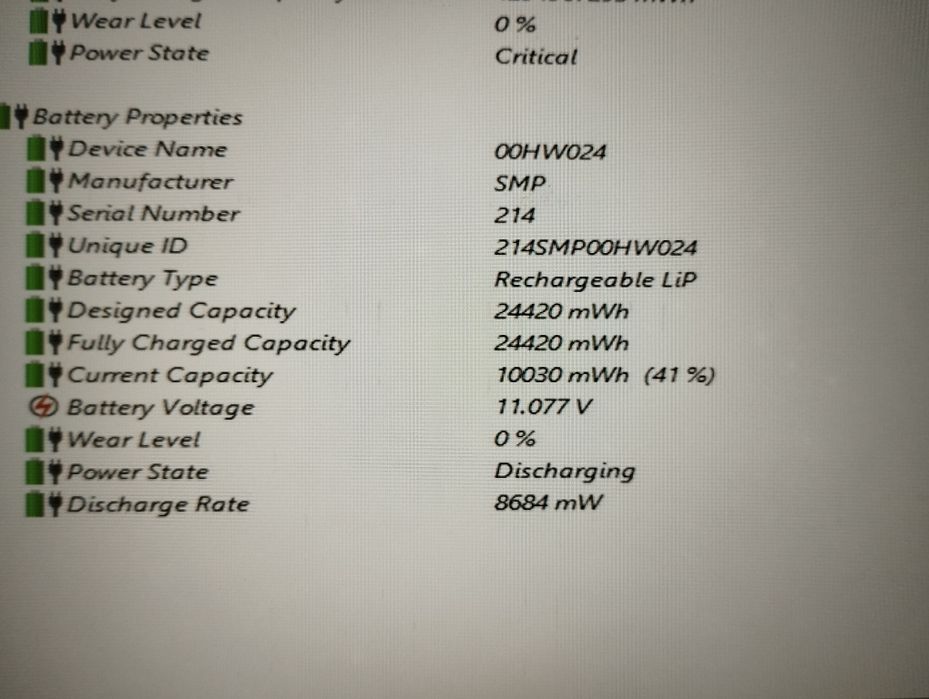 Батарея Lenovo T460s/T470s, новая, 01av406