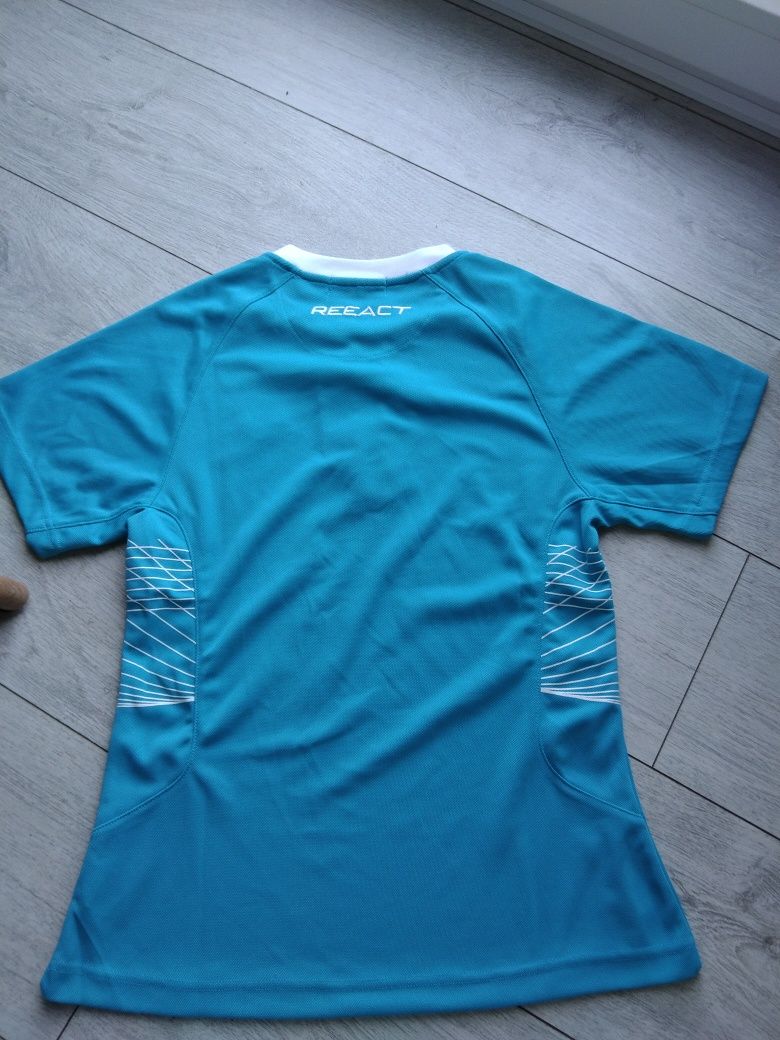 Niebieska sportowa koszulka t-shirt ReeactSportsGoods męska