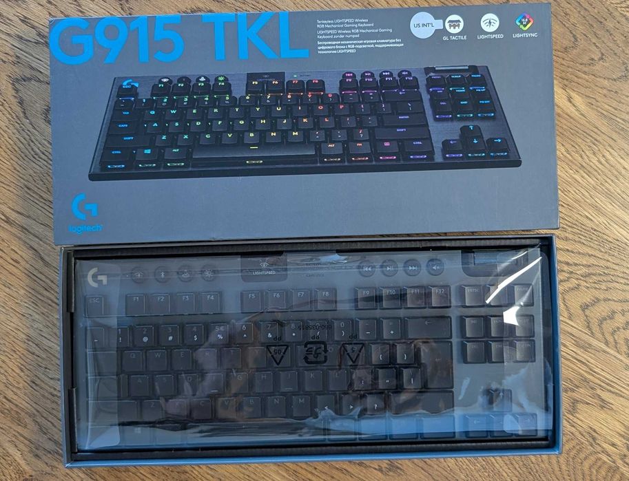 Klawiatura Logitech G915 TKL (Tactile/Czarna)