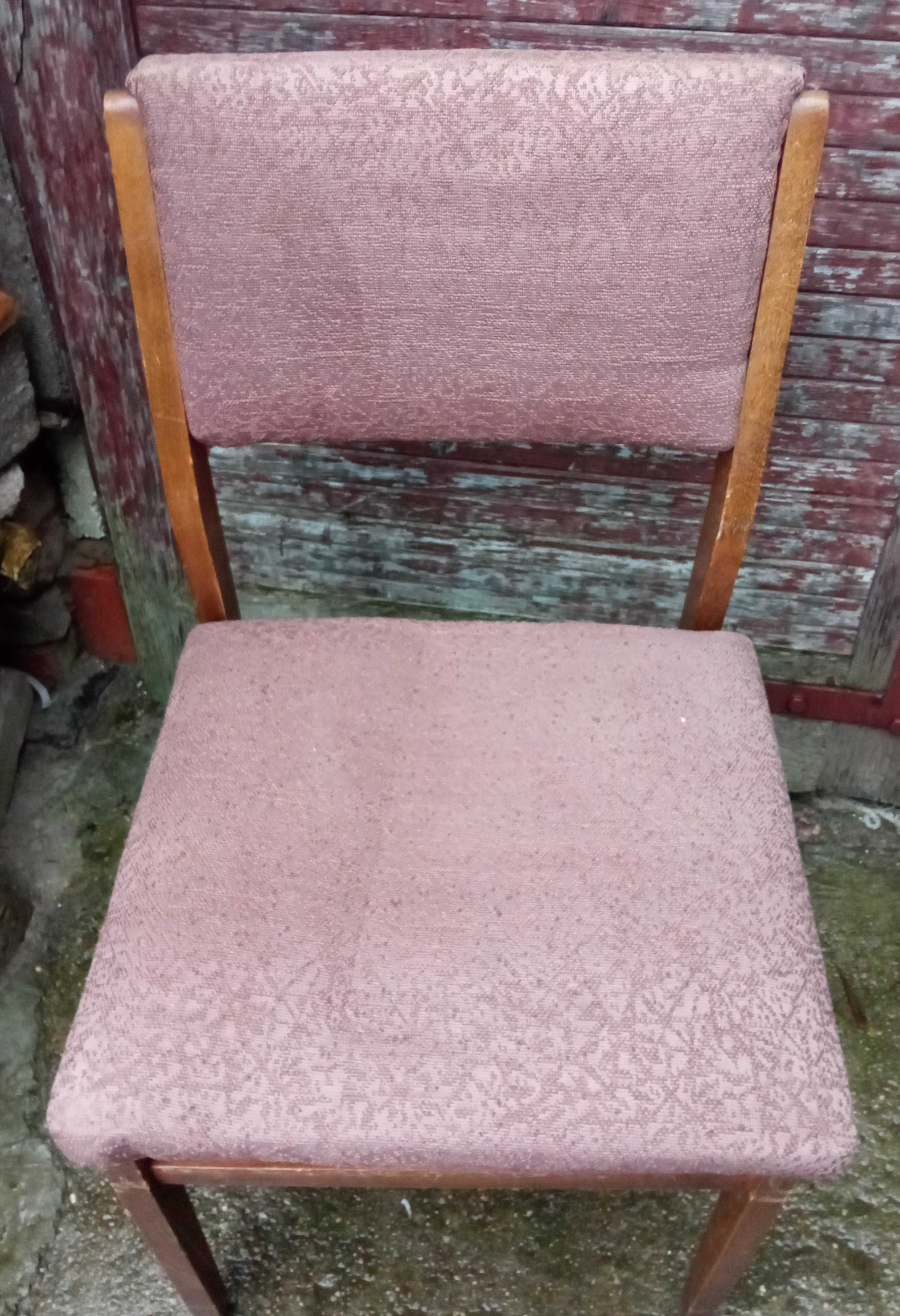 krzesło tapicerowane PRL