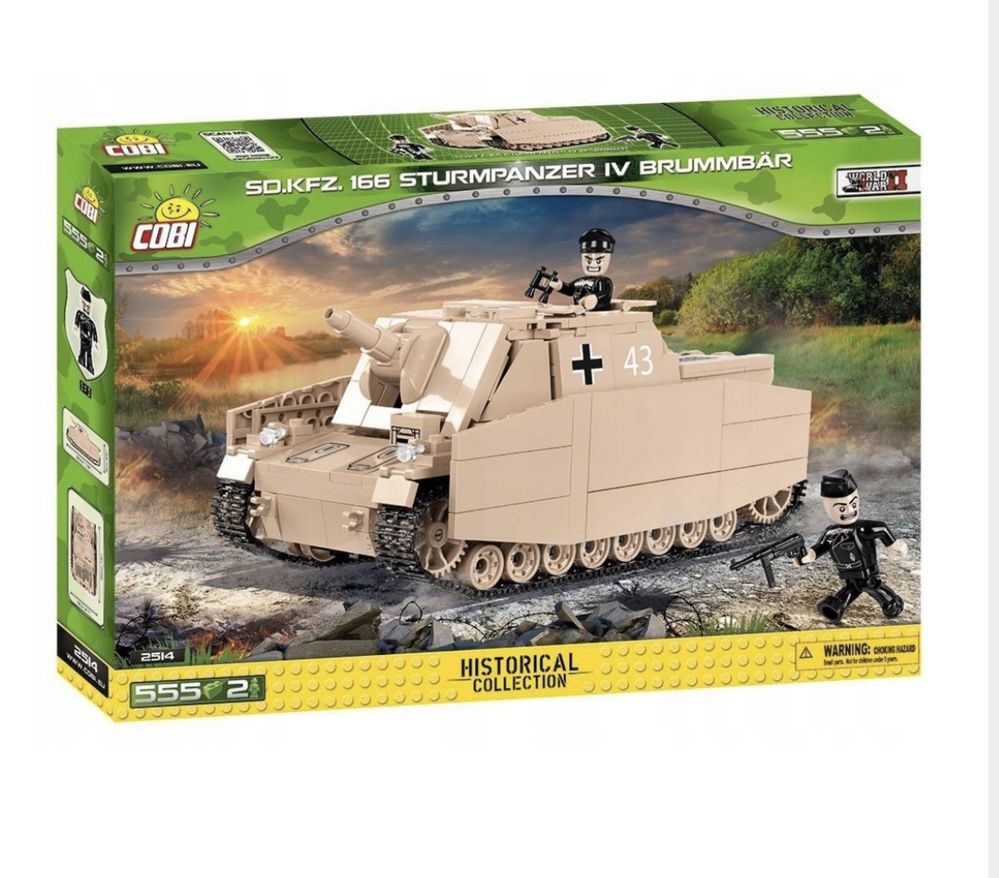 Klocki Cobi 2514 czołg Sturmpanzer IV Brummbar