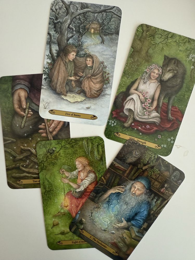 Karty Tarot Zaczarowanego Lasu Forester of Entchantment